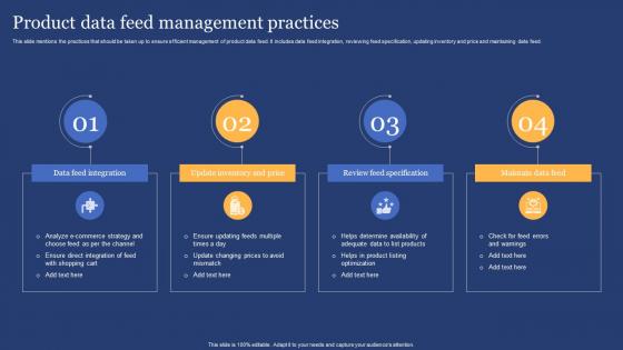Product Data Feed Management Practices