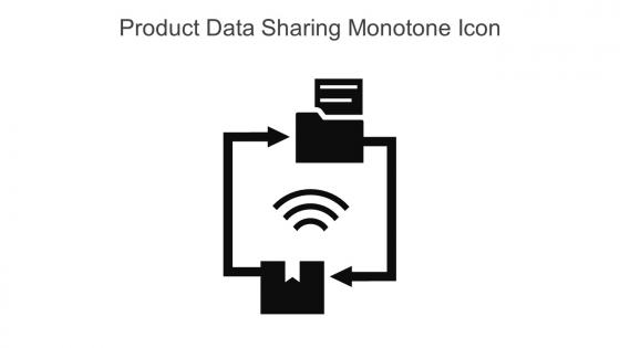 Product Data Sharing Monotone Icon In Powerpoint Pptx Png And Editable Eps Format