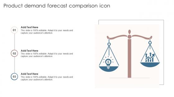 Product Demand Forecast Comparison Icon
