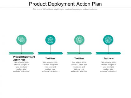 Product deployment action plan ppt powerpoint presentation design ideas cpb