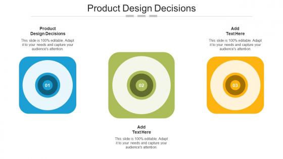 Product Design Decisions In Powerpoint And Google Slides Cpb