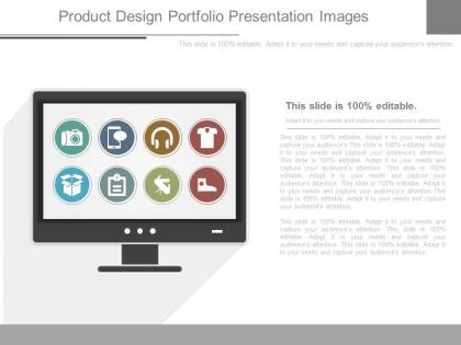 Product design portfolio presentation images