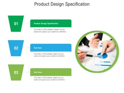 Product design specification ppt powerpoint presentation inspiration gridlines cpb
