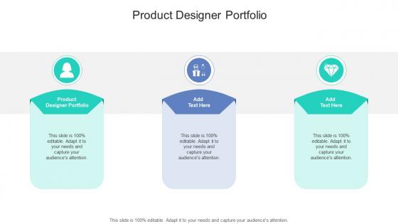 Product Designer Portfolio In Powerpoint And Google Slides Cpb