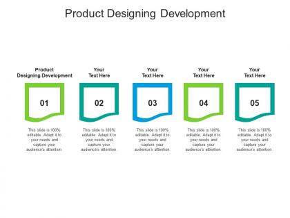 Product designing development ppt powerpoint presentation summary format ideas cpb