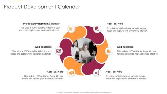 Product Development Calendar In Powerpoint And Google Slides Cpb