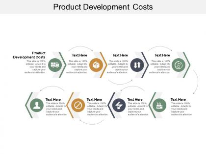 Product development costs ppt powerpoint presentation ideas cpb