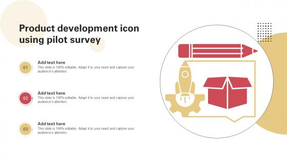 Product Development Icon Using Pilot Survey