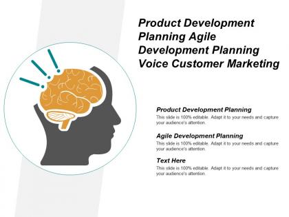 Product development planning agile development planning voice customer marketing cpb