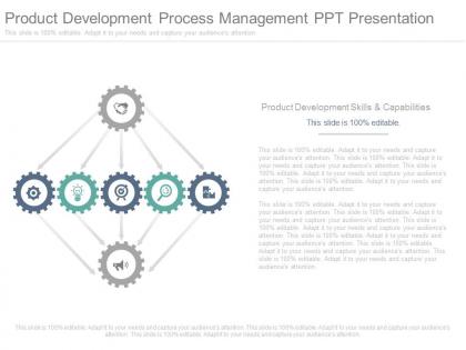 Product development process management ppt presentation