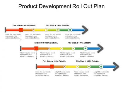 Product development roll out plan sample of ppt