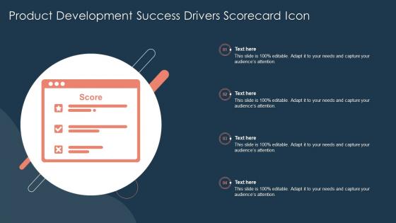 Product Development Success Drivers Scorecard Icon