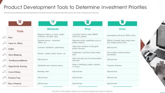 Product development tools optimizing product development system