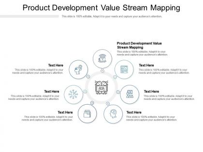 Product development value stream mapping ppt powerpoint presentation portfolio infographics cpb