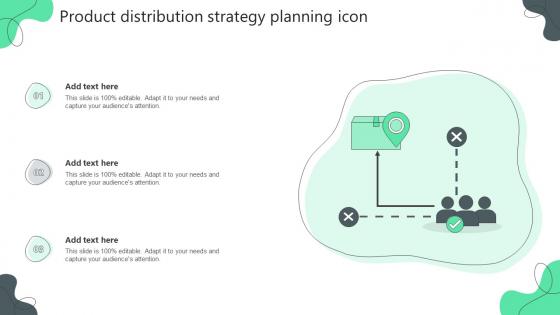 Product Distribution Strategy Planning Icon