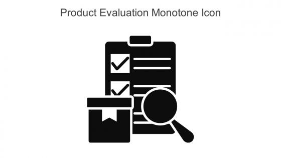Product Evaluation Monotone Icon In Powerpoint Pptx Png And Editable Eps Format