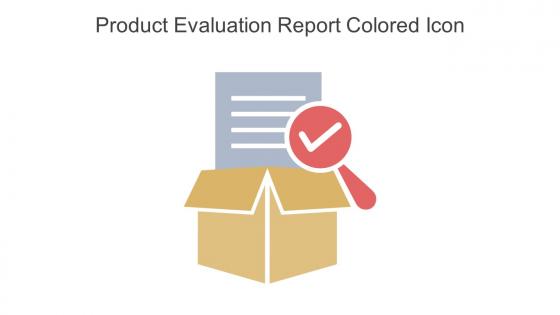 Product Evaluation Report Colored Icon In Powerpoint Pptx Png And Editable Eps Format