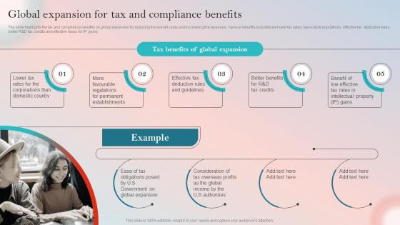 Product Expansion Guide To Increase Brand Global Expansion For Tax And Compliance Benefits