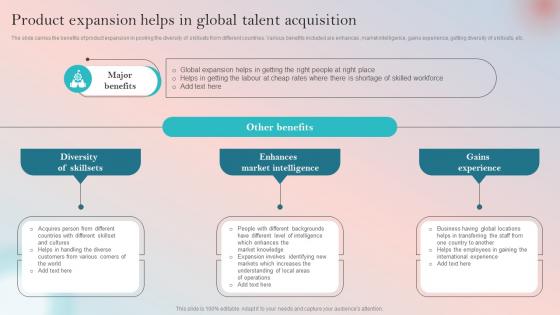 Product Expansion Guide To Increase Brand Product Expansion Helps In Global Talent Acquisition
