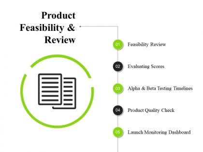 Product feasibility and review ppt sample download