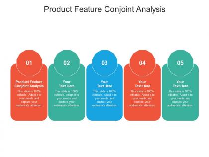 Product feature conjoint analysis ppt powerpoint presentation infographic template design inspiration cpb