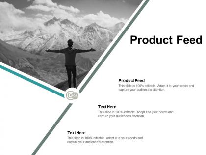 Product feed ppt powerpoint presentation pictures graphics cpb