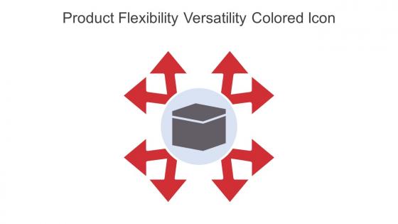 Product Flexibility Versatility Colored Icon In Powerpoint Pptx Png And Editable Eps Format
