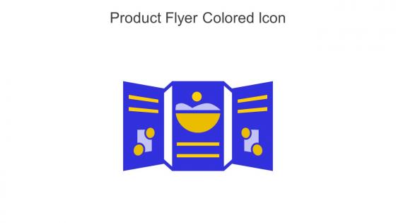 Product Flyer Colored Icon In Powerpoint Pptx Png And Editable Eps Format
