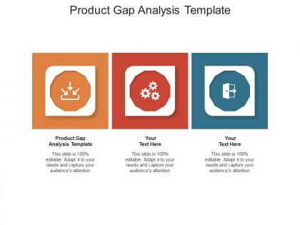 Product gap analysis template ppt powerpoint presentation file slideshow cpb