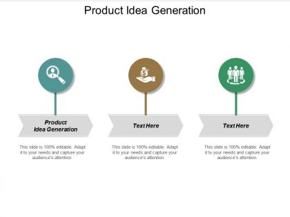 Product idea generation ppt powerpoint presentation icon pictures cpb
