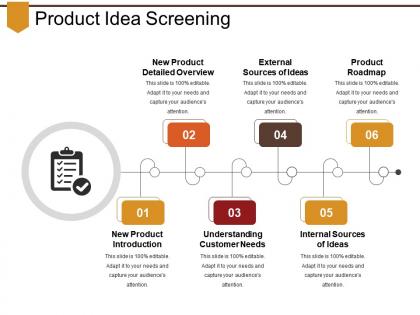 Product idea screening sample ppt files