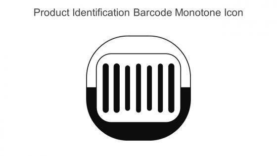 Product Identification Barcode Monotone Icon In Powerpoint Pptx Png And Editable Eps Format