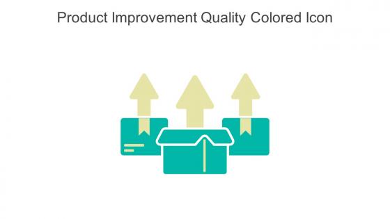 Product Improvement Quality Colored Icon In Powerpoint Pptx Png And Editable Eps Format
