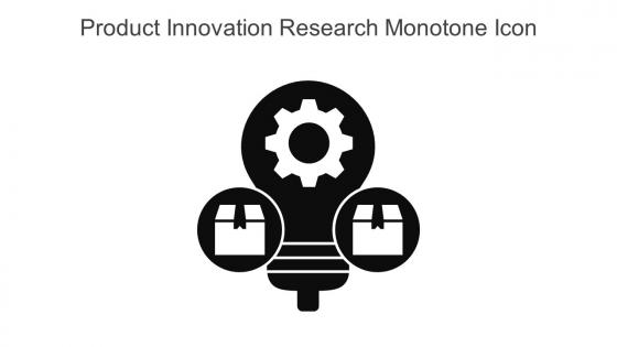 Product Innovation Research Monotone Icon In Powerpoint Pptx Png And Editable Eps Format