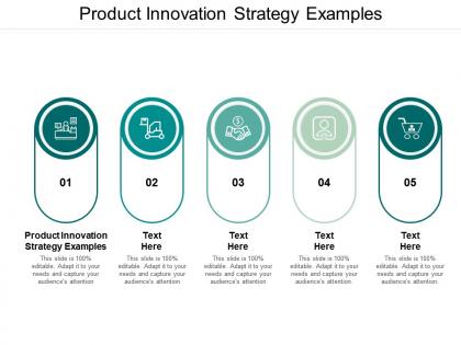 Product innovation strategy examples ppt powerpoint presentation layouts shapes cpb