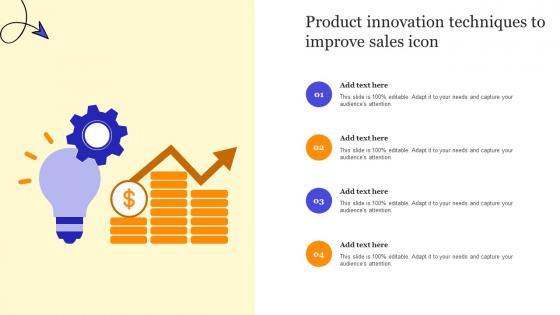 Product Innovation Techniques To Improve Sales Icon