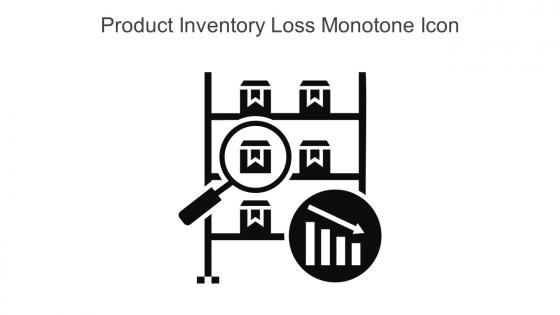 Product Inventory Loss Monotone Icon In Powerpoint Pptx Png And Editable Eps Format
