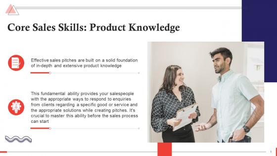 Product Knowledge As A Core Sales Skill Training Ppt
