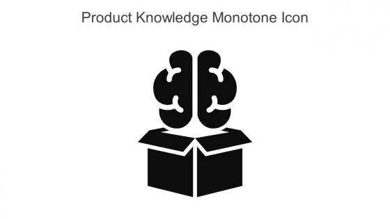 Product Knowledge Monotone Icon In Powerpoint Pptx Png And Editable Eps Format
