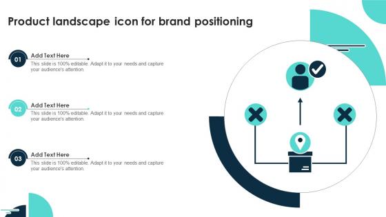 Product Landscape Icon For Brand Positioning