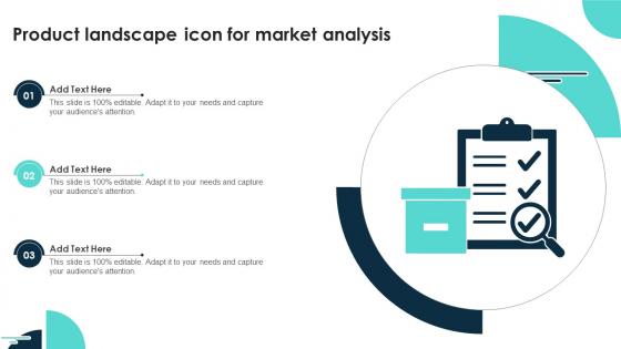 Product Landscape Icon For Market Analysis