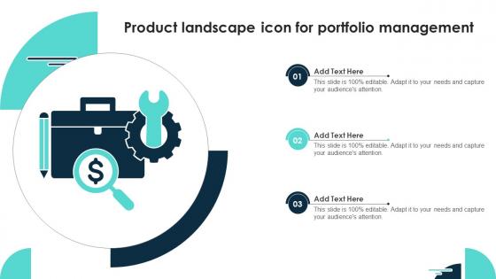 Product Landscape Icon For Portfolio Management