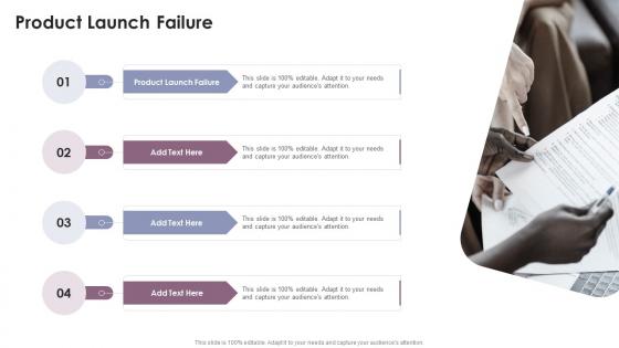 Product Launch Failure In Powerpoint And Google Slides Cpb