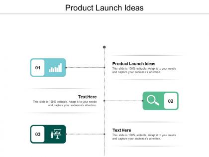 Product launch ideas ppt powerpoint presentation infographics outline cpb