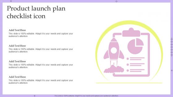 Product Launch Plan Checklist Icon