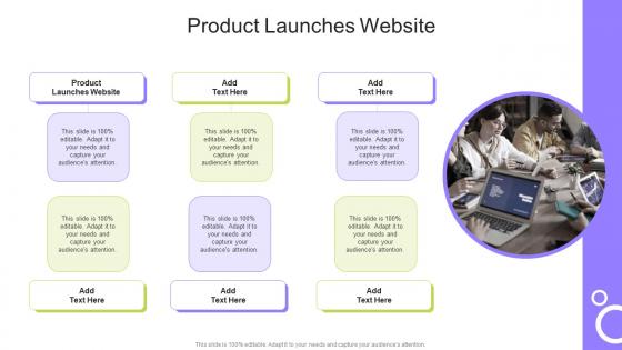 Product Launches Website In Powerpoint And Google Slides Cpb