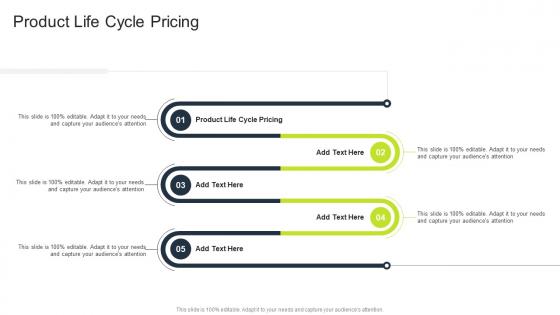 Product Life Cycle Pricing In Powerpoint And Google Slides Cpb