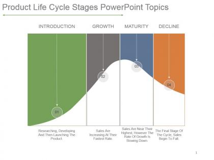 Product life cycle stages powerpoint topics