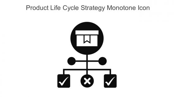 Product Life Cycle Strategy Monotone Icon In Powerpoint Pptx Png And Editable Eps Format