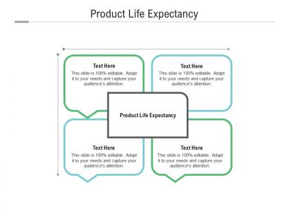 Product life expectancy ppt powerpoint presentation model slides cpb